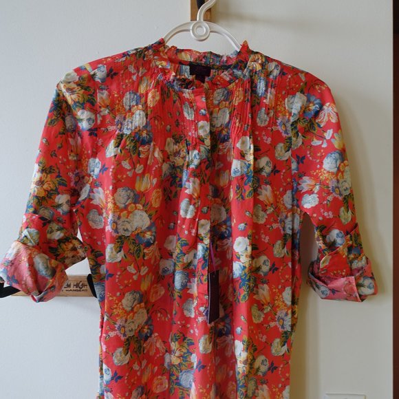 NWT J. Crew X Liberty #L6744 Magical Bouquet floral Popover Shirt 2 0 XS - Picture 16 of 16